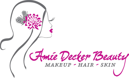 hair and beauty logo. Amie Decker Beauty logo